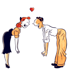 Gif animé amour coup de foudre